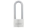 ABUS Mechanical 64TI/50mm TITALIUM™ Padlock 80mm Long Shackle - The ABUS 64TI Series TITALIUM&trade; Padlocks are ideal for medium to high risk of theft, recommended for a wide range of security requirements