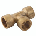 1/4" OD EQUAL T (34029004) - 1/4" Tube Outside Diameter, Equal Tee Connector, Imperial, Brass Compression Fitting, ITMAll images used are for illustrative purposes only