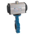 2" PN16 L+T WRAS BFLY FW HAIT SA ACT - 2" PN16 Flange, Lugged and Tapped Butterfly Valve Fitted with an Actuator, Single Acting, WRAS Approved, Ductile Iron Valve Material, EPDM Liner, Stainless Steel Disc Material, Actuator Working Temperature -20Ã‚Â°C t