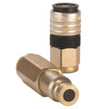 FF2500-SERIES 1/4 PLUG - 1/4" BSP Parallel Female, Valved, Hydraulic Quick Release, Plug, Flat Face Series FF2500, Steel, Nitrile Seal, Working Temperature -30Ã‚Â°C to +100Ã‚Â°C, Maximum Working Pressure 800 bar, Parker Rectus TemaAll images used are f