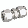 UNION 3 OD - 3mm Outside Diameter x 3mm Outside Diameter, Hydraulic Twin Ferrule Metric Compression Fitting, Straight, Equal Tube x Tube, 316 Stainless Steel, PanamAll images used are for illustrative purposes only