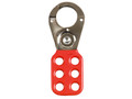 ABUS Mechanical 701 Lockout Hasp 25mm (1in) Red - ABUS 701 Series Lockout Hasps, all steel construction and corrosion protected