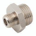 1/8" BSPP Male x 1/4" BSPP Male Unequal Male Adaptor - 1/8" BSP Parallel Male x 1/4" BSP Parallel Male, Brass Nickel Plated Adaptor, Unequal, Straight, KelmAll images used are for illustrative purposes only