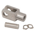 S/S FORK CLEVIS M10X1.25 - 25/32MM D/CYL - M10 x 1