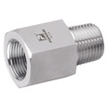 1/8" NPT x 3/4" NPT Male/Female - 1/8" NPT Male x 3/4" NPT Female, 10,000 psi Rated Steel Adaptor, 316 Stainless Steel, Maximum Working Pressure 690 bar, PanamAll images used are for illustrative purposes only