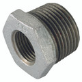3/8"X1/8" BSPT/P M/F BUSH GALVANISED GF241G - 3/8" BSP Tapered Male x 1/8" BSP Parallel Female, Malleable Iron Pipe Fitting, Galvanised, Reducing Hexagonal Bush, Fig