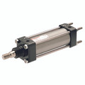 4"X300MM D/A IMPERIAL CYLINDER - 3/8" BSP Parallel Female Ports, 4" Bore x 300mm Stroke Length, Imperial Cylinder, Double Acting Imperial RM/900, Exposed Tie Rods, Aluminium Barrel, Stainless Steel Piston Rod, Adjustable Cushioning, M24 Piston Rod Male, W