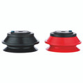SINGLE-BELLOW CUP  150MM  NITRILE - 150mm Suction Area Diameter, IRHD of 60, Vmeca Suction Cup, VB Series, Nitrile Single Bellow Cup, Black, Working Temperature -20Â°C to +110Â°C, VmecaAll images used are for illustrative purposes only