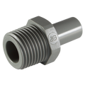 1/2" OD X 3/8" BSPT MALE STEM ADAPTOR - 3/8" BSP Taper Male x 1/2" Stem Outside Diameter, Imperial Push-in Fitting, Stud Standpipe, Plastic, Working Temperature 0Ã‚Â°C to +23Ã‚Â°C, Maximum Working Pressure 10 bar, John GuestAll images used are for illu