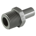 1/2" OD X 1/2" BSPT MALE STEM ADAPTOR - 1/2" BSP Taper Male x 1/2" Stem Outside Diameter, Imperial Push-in Fitting, Stud Standpipe, Plastic, Working Temperature 0Ã‚Â°C to +23Ã‚Â°C, Maximum Working Pressure 10 bar, John GuestAll images used are for illu