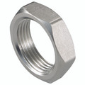 BULKHEAD LOCK NUT 1/2 OD - 1/2" Outside Diameter, Hydraulic 316 Stainless Steel Twin Ferrule Imperial Compression Fitting, Tube, Lock Nut, PanamAll images used are for illustrative purposes only