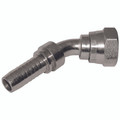 1/4" BSP Female 60Â° Cone x Hose Tail 1/4" Hose ID - 1/4" BSP Parallel Female, Hydraulic Hose Connector, 60Â° Cone x Hose Tail, Straight, to Suit 1/4" Hose Inside Diameter, Steel, Hexavalent Chromium Free Plating, FT ProAll images used are for illustra