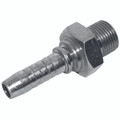 1/4" BSP Male 60Â° Cone x Hose Tail 5/16" Hose ID - 1/4" BSP Parallel Male, Hydraulic Hose Connector, 60Â° Cone x Hose Tail, Straight, to Suit 5/16" Hose Inside Diameter, Steel, Hexavalent Chromium Free Plating, FT ProAll images used are for illustrati