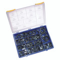 104 ASSORTED MILD STEEL P-CLIPS - 5 to 35mm Diameter Range, Assorted, P Clip Pack, Pack Quantity 104 Band Width, Zinc Plated Mild Steel Band, Zinc Plated Mild Steel Housing, Zinc Plated Mild Steel Screw, JCSAll images used are for illustrative purposes