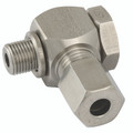 20MM OD X 3/4 BSPP BANJO ELBOW (S) - 3/4" BSP Parallel Male x 20mm Outside Diameter, Hydraulic 316 Stainless Steel DIN 2353 Compression Fitting, Heavy Duty (Metal Sealing Ring), Banjo Coupling, PH IndustrieAll images used are for illustrative purposes