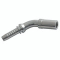 45 10MM METRIC STANDPIPE X 5/16" HT - 10mm Outside Diameter, Hydraulic Hose Connector, Light Duty, 45Ã‚Â° Standpipe, to Suit 5/16" Hose Inside Diameter, Steel, Hexavalent Chromium Free Plating, FT ProAll images used are for illustrative purposes only