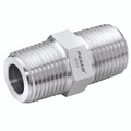 1/4" NPT Male/Male - 1/4" NPT Male, Instrumentation Pipe Fitting, Equal, Stainless Steel, PanamAll images used are for illustrative purposes only