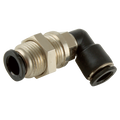 6mm Micro Elbow Bulkhead - 6mm Outside Diameter, Pneumatic One Touch Micro Push-in Metric Tube Fitting, 90Ã‚Â° Equal Tube x Tube, Bulkhead Connector, Plastic/Brass Nickel Plated, Working Temperature 0Ã‚Â°C to +60Ã‚Â°C, Maximum Working pressure 10 bar, Kel