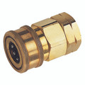1/2" BSP Female Hydraulic Quick Release Coupling - 1/2" BSP Parallel Female, Hydraulic Quick Release, Coupling, Valved, H Series, Brass, Maximum Working Pressure 280 bar, Snap-TiteAll images used are for illustrative purposes only