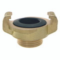 WATERPROFI CLAW COUPLING MALE 1/2" - 1/2" Male BSP Parallel, Claw Distance 40mm, WaterProfi Claw Couplings, Forged Brass, Seal Material EPDM, Maximum Working Temperature +95Ã‚Â°C, Maximum Working Pressure 25 bar, LudeckeAll images used are for illustra