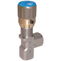 3/8" BSP UNIDIRECTIONAL 90 FLOW VALVE - 3/8" BSP Parallel Female, Uni-directional, Angled Needle Valve, Nitrile Seal, Nickel Plated Brass, Working Temperature -20Â°C to +100Â°C, Maximum Working Pressure 210 bar, LHAAll images used are for illustrative