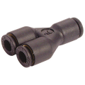 10MM X 12MM SGLE UNEQUAL Y PIECE - 10mm Outside Diameter x 12mm Outside Diameter, LF3000 Metric Push-in Tube Fitting, Reducing Tube x Tube, Y Connector, Plastic/Brass Nickel Plated, Working Temperature -20°C to +80°C, Maximum Working Pressure 20 bar 10MM X 12MM SGLE UNEQUAL Y PIECE - 10mm Outside Diameter x 12mm Outside Diameter, LF3000 Metric Push-in Tube Fitting, Reducing Tube x Tube, Y Connector, Plastic/Brass Nickel Plated, Working Temperature -20°C to +80°C, Maximum Working Pressure 20 bar