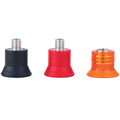 DEEP SUCTION CUP  30MM  MARK FREE  M8 M - M8 Metric Male, 30mm Suction Area Diameter, IRHD of 75, Vmeca Suction Cup, VD Series, Mark Free Deep Suction Cup with fitting, Black, Working Temperature -10Â°C to +100Â°C, VmecaAll images used are for illustra