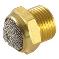 1/8" BSPP Male Domed Silencer - 1/8" BSP Parallel Male, Silencer, Pad Sintered Bronze, Brass Body 7020, KelmAll images used are for illustrative purposes only