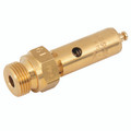 Pressure Relief Valve 3/8" BSPP set @ 5.0 bar - 3/8" BSPP Compact Safety Relief Valve, Pre-set @ 5