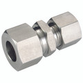 REDUCING UNION 6 OD X 3 OD - 6mm Outside Diameter x 3mm Outside Diameter, Hydraulic Twin Ferrule Metric Compression Fitting, Straight, Reducing Tube x Tube, 316 Stainless Steel, PanamAll images used are for illustrative purposes only