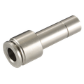 12mm x 8mm - 8mm Outside Diameter x 12mm Stem Outside Diameter, Pneumatic One Touch All Metal Push-in Metric Tube Fitting, Reducing, Straight Stem Connector, Brass Nickel Plated, Working Temperature -10Ã‚Â°C to +60Ã‚Â°C, Maximum Working Pressure 8 bar, Ke