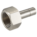 1/4" BSPP x 12mm Female Standpipe - 1/4" BSP Parallel Female x 12mm Stem Outside Diameter, Pneumatic One Touch All Metal Push-in Metric Tube Fitting, Stud Standpipe, Brass Nickel Plated, Working Temperature -10Ã‚Â°C to +60Ã‚Â°C, Maximum Working Pressure 8