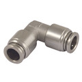 8mm Elbow - 8mm Outside Diameter, Pneumatic One Touch Push-in Metric Tube Fitting, Equal Tube x Tube, 90Ã‚Â° Elbow Connector, Stainless Steel, Working Temperature -20Ã‚Â°C to +200Ã‚Â°C, Maximum Working Pressure 10 bar, KelmAll images used are for illus