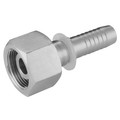 M36 x 2 Metric Female x Hose Tail Stainless Steel - M36 x 2 Metric Female x Hose Tail, 24Ã‚Â¬Ã¢Ë†Å¾ Cone Seat, Heavy Duty, DIN 2353, To Suit 1" Hose Inside Diameter, Stainless Steel, PH IndustriesAll images used are for illustrative purposes only
