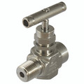 1/8" NPTF M/F 6000PSI 316SS NEEDLE VALVE - 1/8" NPT Male x 1/8" NPT Female, 6,000 psi Rated Imperial Needle Valve, 316 Stainless Steel, PTFE Seal, Working Temperature -29°C to +121°C, Maximum Working Pressure 413 bar, PanamAll images used are for ill 1/8" NPTF M/F 6000PSI 316SS NEEDLE VALVE - 1/8" NPT Male x 1/8" NPT Female, 6,000 psi Rated Imperial Needle Valve, 316 Stainless Steel, PTFE Seal, Working Temperature -29°C to +121°C, Maximum Working Pressure 413 bar, PanamAll images used are for ill
