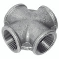 3/4" BSPT FEM EQUAL CROSS GLV (180) - 3/4" BSP Tapered Female, Malleable Iron Pipe Fitting, Equal Cross, Working Temperature -20Ã‚Â°C to +120Ã‚Â°C, Maximum Working Pressure 25 bar, Galvanised, K-Line ConnectAll images used are for illustrative purposes