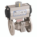 6" ASA150 SS FSAS FBBV F/W HAIT DA ACT - 6" ANSI150 Flange, 2 Way Ball Valve Fitted with a Pneumatic Actuator, Double Acting, ATEX, Fire Safe Approved, Stainless Steel Valve Material, Viton Seal Material, Valve Working Temperature -20Ã‚Â°C to +230Ã‚Â°C, A