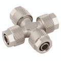 06/04MM OD EQUAL CROSS - Pneumatic Quick-fit Push-on Fitting, Equal, Cross Connector, to Fit 6/4 Tube, Nickel Plated Brass, Working Temperature -18°C to +70°C, Maximum Working Pressure 15 bar, KelmAll images used are for illustrative purposes onl 06/04MM OD EQUAL CROSS - Pneumatic Quick-fit Push-on Fitting, Equal, Cross Connector, to Fit 6/4 Tube, Nickel Plated Brass, Working Temperature -18°C to +70°C, Maximum Working Pressure 15 bar, KelmAll images used are for illustrative purposes onl