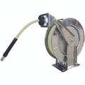HOSE REEL 1/2" WASH DOWN  1/2" BSPT  15M - 1/2" BSP Tapereded Female Inlet x 1/2" BSP Tapereded Male Outlet x 1/2" Inside Diameter, Non Marking Wash Down Hose, Spring Rewind, 1/2", Mountable Stainless Steel Hose Reel, 15 Metres Length, Stainless Steel Cas