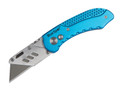 BlueSpot Tools Professional Folding Utility Knife - The BlueSpot Tools Professional Folding Utility Knife has a handle manufactured from zinc alloy for increased durability
