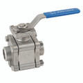 1.1/2NBSW FSAS SS 3PC FBBV D/MNT 2000PSI - 1/2" Butt Weld, 3 Piece, Direct Mount Full Bore Ball Valve, ATEX, Fire Safe, NACE MR0175 Approved, Stainless Steel, Viton Seal Material, CTFE Seat Material, Working Temperature -20Â°C to +220Â°C, Maximum Working