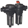 MANUAL FILTER & LUBRICATOR COMB - 3/4" BSP Parallel Female, Filter & Lubricator Combination, Olympian Plus Plug-in System, Auto Drain, Compound Gauge 0