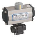 1" BSP CS 3PC FSAS BV F/W HAITIMA SA ACT - 1/2" BSP Parallel, 3 Piece Ball Valve Fitted with a Pneumatic Actuator, Single Acting, ATEX, Fire Safe Approved, Carbon Steel Valve Material, Viton Seal Material, Valve Working Temperature -20Ã‚Â°C to +220Ã‚Â°C,