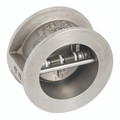4" PN25 SS DUAL PLATE CHECK VLV - 2" Wafer Dual Plate Spring Assisted Swing Check ValveAll images used are for illustrative purposes only