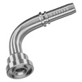 1.1/2" 6K FLANGE HALF X 1.1/2" 90 H/TAIL - 1/2" Nominal Diameter SAE 6000 psi, 90Ã‚Â° Flange, To Suit 1/2" Hose Inside Diameter, Stainless Steel, PH IndustriesAll images used are for illustrative purposes only