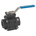 1.1/4" NPT CS 3PCE FSAS FBBV LVR - 1/2" NPT, 3 Piece, Direct Mount Full Bore Ball Valve, ATEX, Fire Safe, DNV, NACE MR0175 Approved, Carbon Steel, Viton Seal Material, CTFE Seat Material, Working Temperature -20Â°C to +220Â°C, Maximum Working Pressure 138