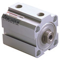 32X20MM D/A COMPACT CYLINDER - M5 Metric Female Ports, 12mm Bore x 10mm Stroke Length, Compact Cylinder, Magnetic, Double Acting RM/92000/M, Extruded with Reed Switch Slots Barrel Configuration, Aluminium Barrel, Stainless Steel Piston Rod, Buffer Cushion