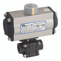 1/2"2013KMD CS FB BSP CTFE BSP BV - 1/2" BSP Parallel, 3 Piece Ball Valve Fitted with a Pneumatic Actuator, Single Acting, ATEX, Fire Safe Approved, Carbon Steel Valve Material, Viton Seal Material, Valve Working Temperature -20Ã‚Â°C to +220Ã‚Â°C, Actuato