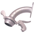 LEVER LOCK 90 MALE FLANGED NP16 4 - 76mm Coupling, Lever Lock Water Pump Coupling, Male Flanged 90Ã‚Â° Bend, NP16, Galvanised Steel, DALLAIAll images used are for illustrative purposes only