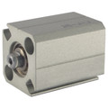 100MMØ X 60MMST MAG.DA COMP CYL - 3/8" BSP Parallel Female Ports, 100mm Bore x 10mm Stroke, Pneumatic Cylinder, Magnetic Double Acting, Compact Cylinder, Extruded with Reed Switch Slots Barrel Configuration, Aluminium Barrel x Carbon Steel Chrome Plated P